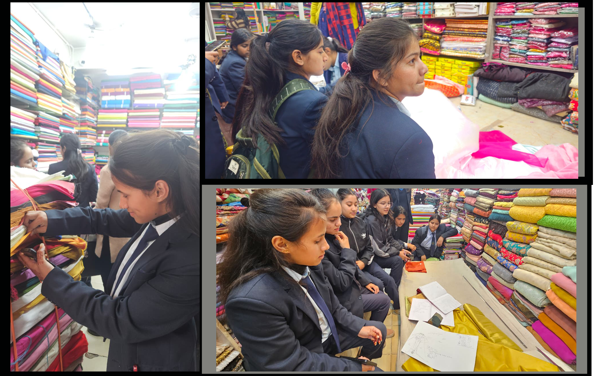 HIDT, Dehradun conducts Market visit on 18th February, 2026 for fabric, accessories and trimming sourcing for the upcoming annual Fashion Show “Abhivyakti” to be held in March, 2026.