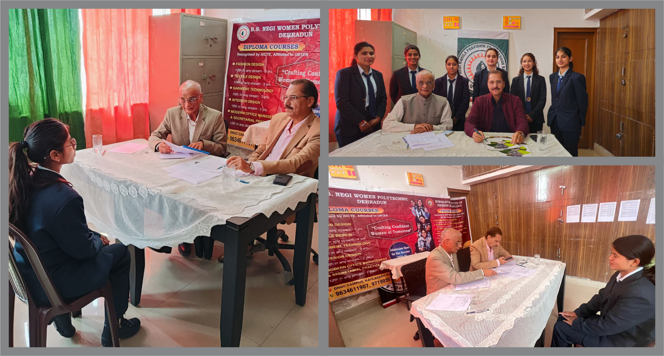 A three-day Mock Interview Session was organized at the Sansthan campus from 23rd February to 25th February 2026 for the final-year students to provide them with practical exposure  & preparedness.
