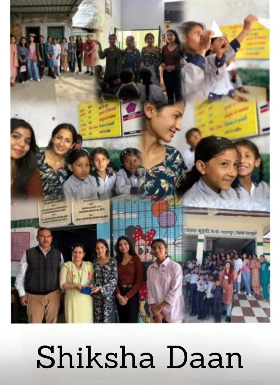 HIDT Project on Shiksha daan : an initiative by our students to teach underprivileged kids