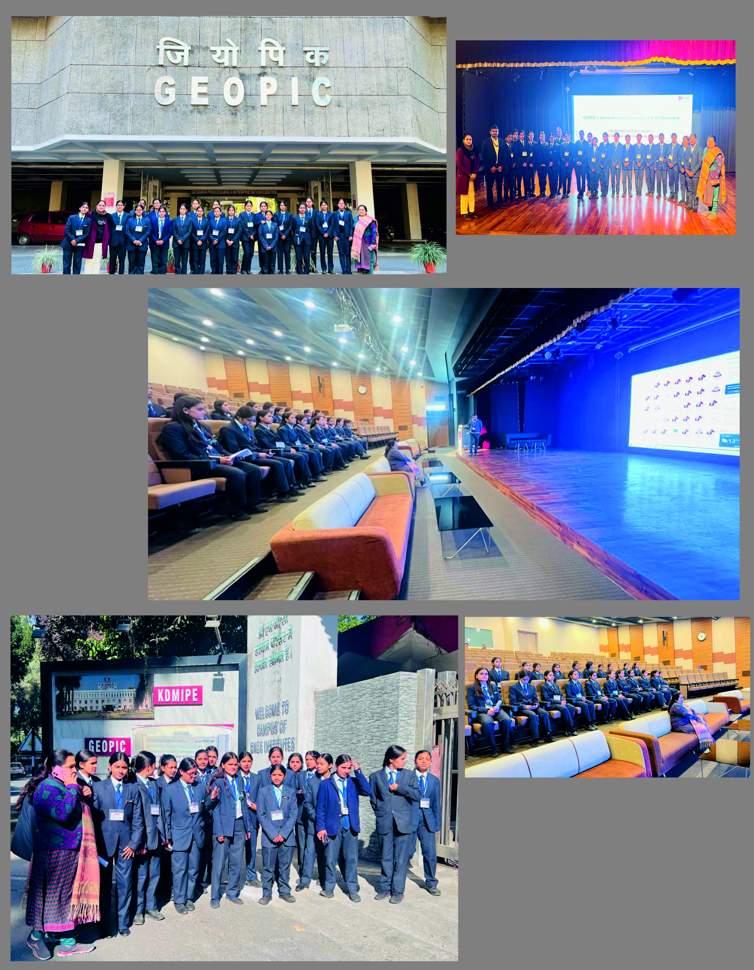 28 students of B.Sc. IT  from the Himalayan Institute of Design & Technology undertook an educational visit to the Geopic ONGC Data Center on 28 November 2025. 